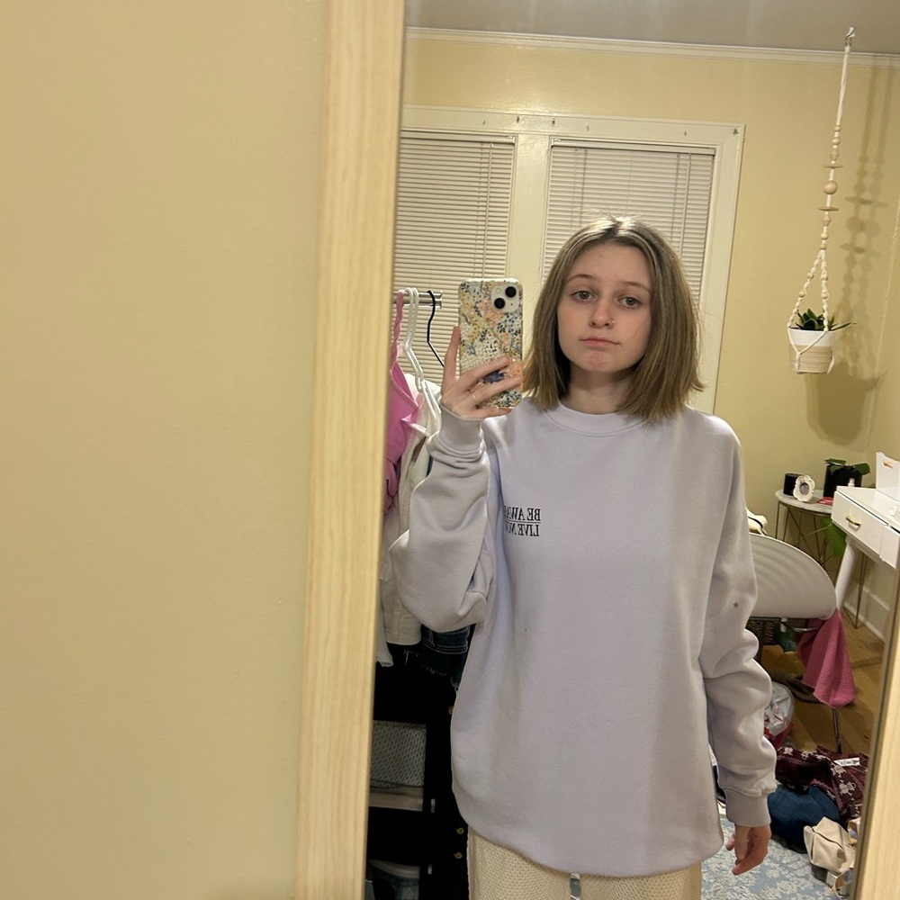Lavender crewneck